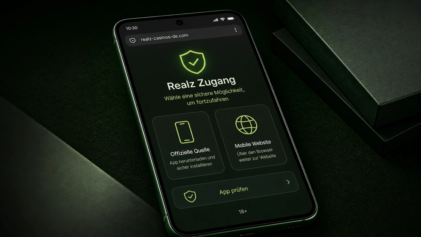 Realz Casino App für Android