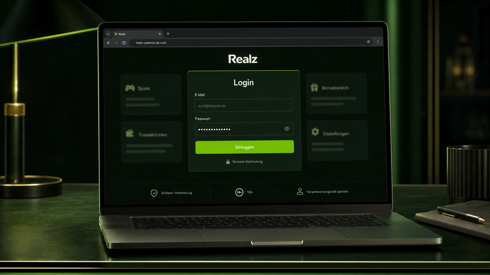 So funktioniert der Realz Casino Login